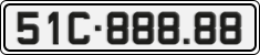 License plate of Vietnam, Cars