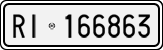 License plate of Italy, Cars (1927 year series)