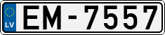 License plate of Latvia, Regular car plates