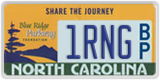 North Carolina, Specialty plates (XXXX A/B)