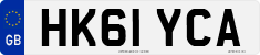 License plate of the United Kingdom, 2001 year system
