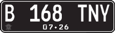 License plate of Indonesia, Regular plates
