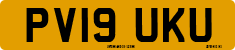 License plate of the United Kingdom, 2001 year system