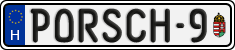 license plates of Hungary, Vanity Plates (2022)