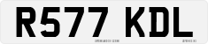 License plate of the United Kingdom, 1983 year system