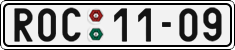 License plate of the Czech Republic, Cars (1960)
