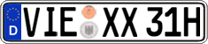 German license plate, Plates for oldtimers (type 