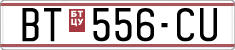 License plate of North Macedonia, Regular plates (1993)