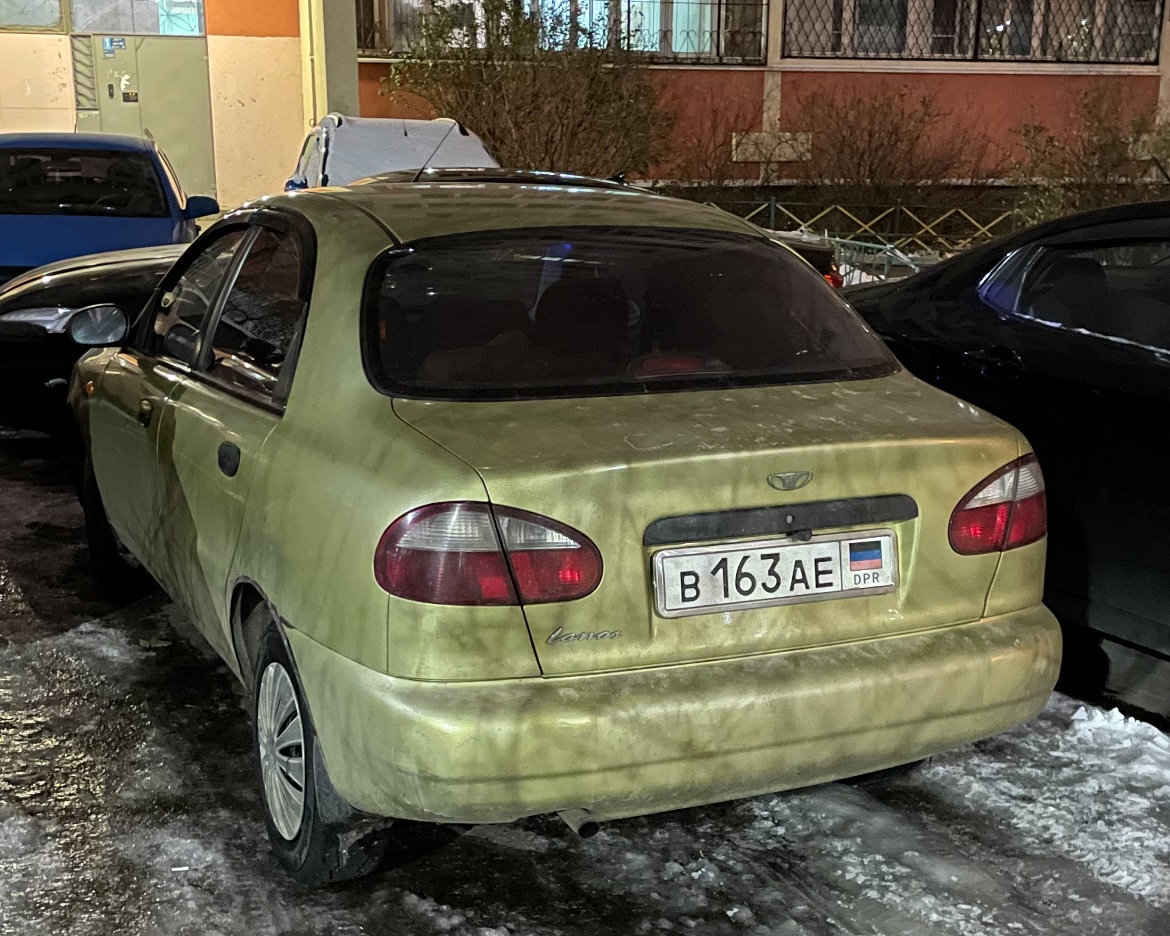 в 163 ае, Daewoo Lanos 1st gen Sedan (T100/T150), 1997–2009