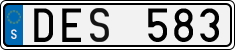 License plate of Sweden, Regular plates