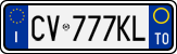 License plate of Italy, Cars (1994 year series)