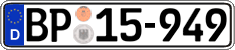 German license plate, Authorities and federal agencies