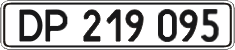 License plate Ukraine, Diplomatic