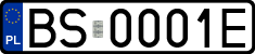 License plates of Poland, Regular car plates