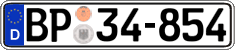 German license plate, Authorities and federal agencies