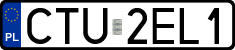 License plates of Poland, Regular car plates