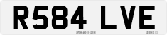 License plate of the United Kingdom, 1983 year system