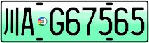 License plate of China, Electric vehicles