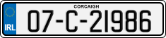 License plate of Ireland, Regular plates