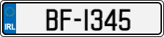 License plate of Ireland, Trailers