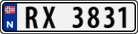 License plate of Norway, Trailers, motorcycles, special vehicles