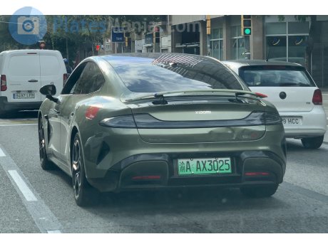 渝A·AX3025, Xiaomi SU7