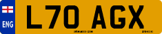 License plate of the United Kingdom, 1983 year system