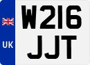 License plate of the United Kingdom, 1983 year system