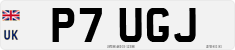 License plate of the United Kingdom, 1983 year system