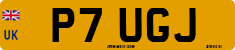 License plate of the United Kingdom, 1983 year system