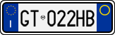License plate of Italy, Cars (1994 year series)