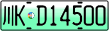 License plate of China, Electric vehicles