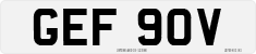 License plate of the United Kingdom, 1963 year system