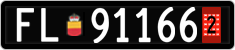 License plate of Liechtenstein, Provisional