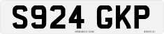 License plate of the United Kingdom, 1983 year system