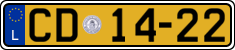 License plate of Luxembourg, Diplomatic