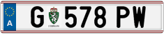 License plate of Austria, Regular plates