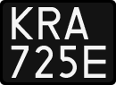 License plates of Poland, 1976 year system
