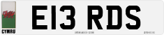 License plate of the United Kingdom, 1983 year system