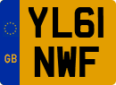 License plate of the United Kingdom, 2001 year system
