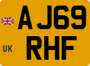 License plate of the United Kingdom, 2001 year system