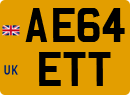 License plate of the United Kingdom, 2001 year system