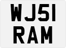 License plate of the United Kingdom, 2001 year system