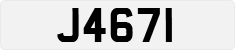License plate of Jersey, Regular plates (J123456)