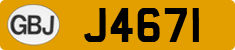 License plate of Jersey, Regular plates (J123456)