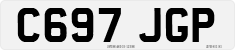 License plate of the United Kingdom, 1983 year system