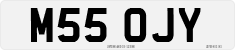 License plate of the United Kingdom, 1983 year system