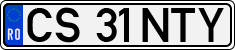 License plate of Romania, Regular plates