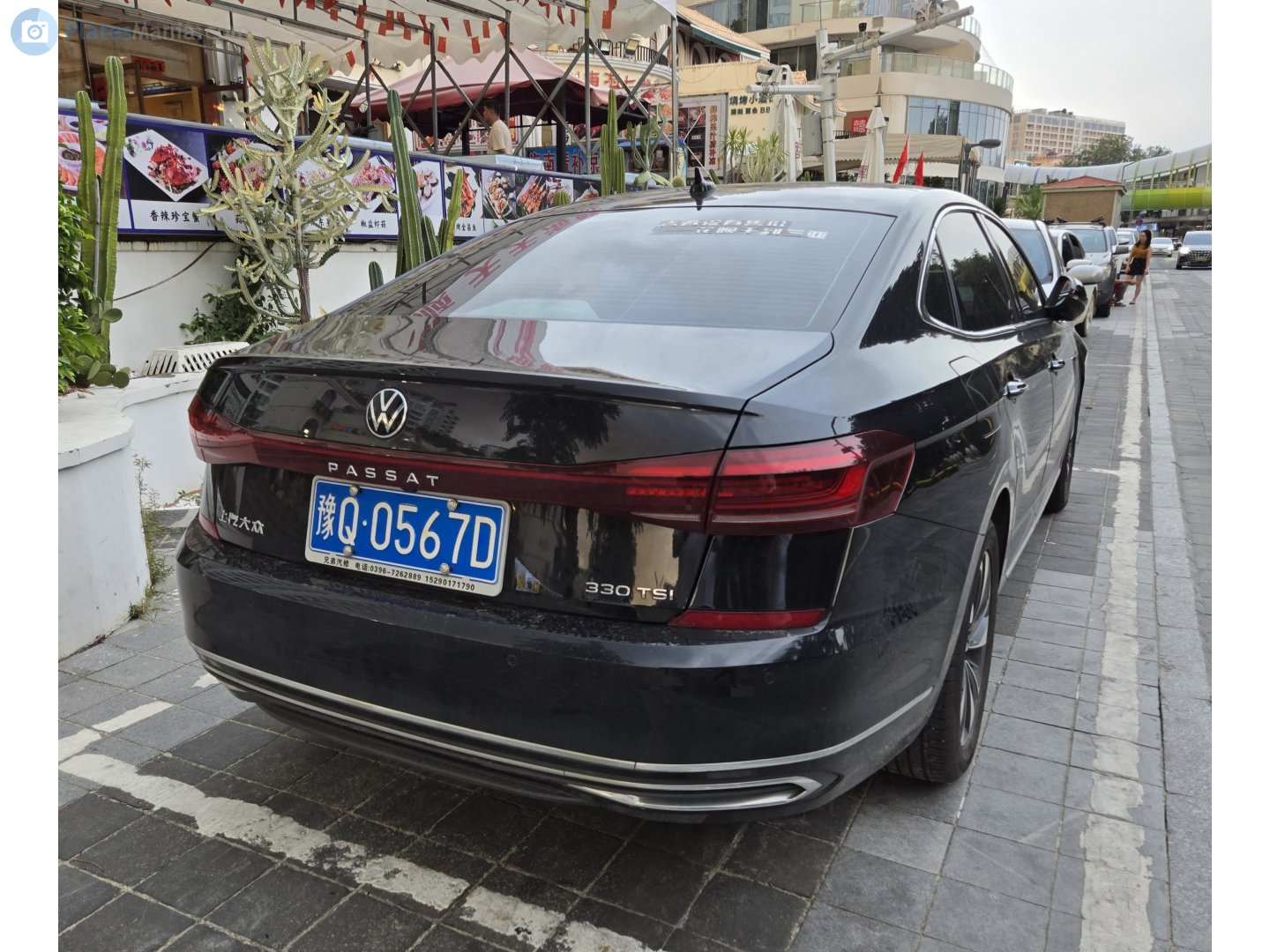 豫Q·0567D, Volkswagen Passat 8th gen (MQB; CN-market), facelift, 2021–