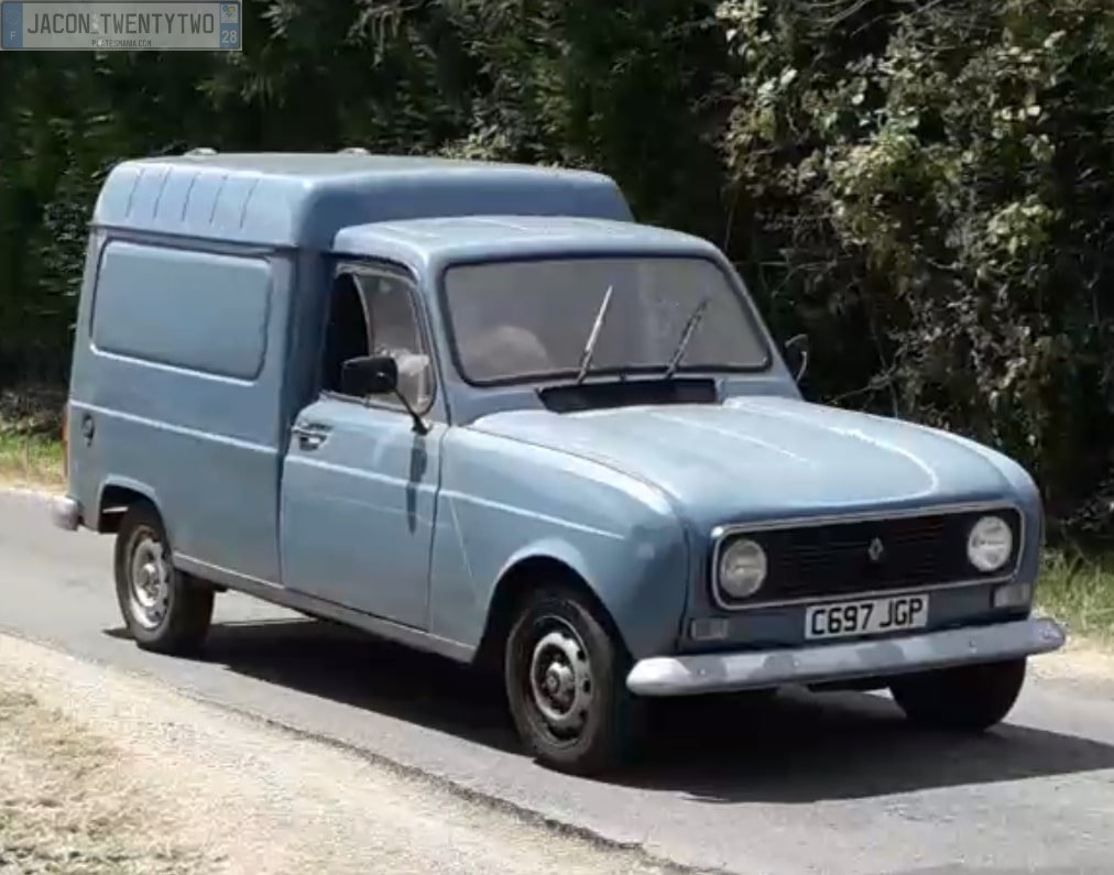 C697JGP, Renault 4 1st gen F4/F6 Fourgonnette (112), 1961–1988